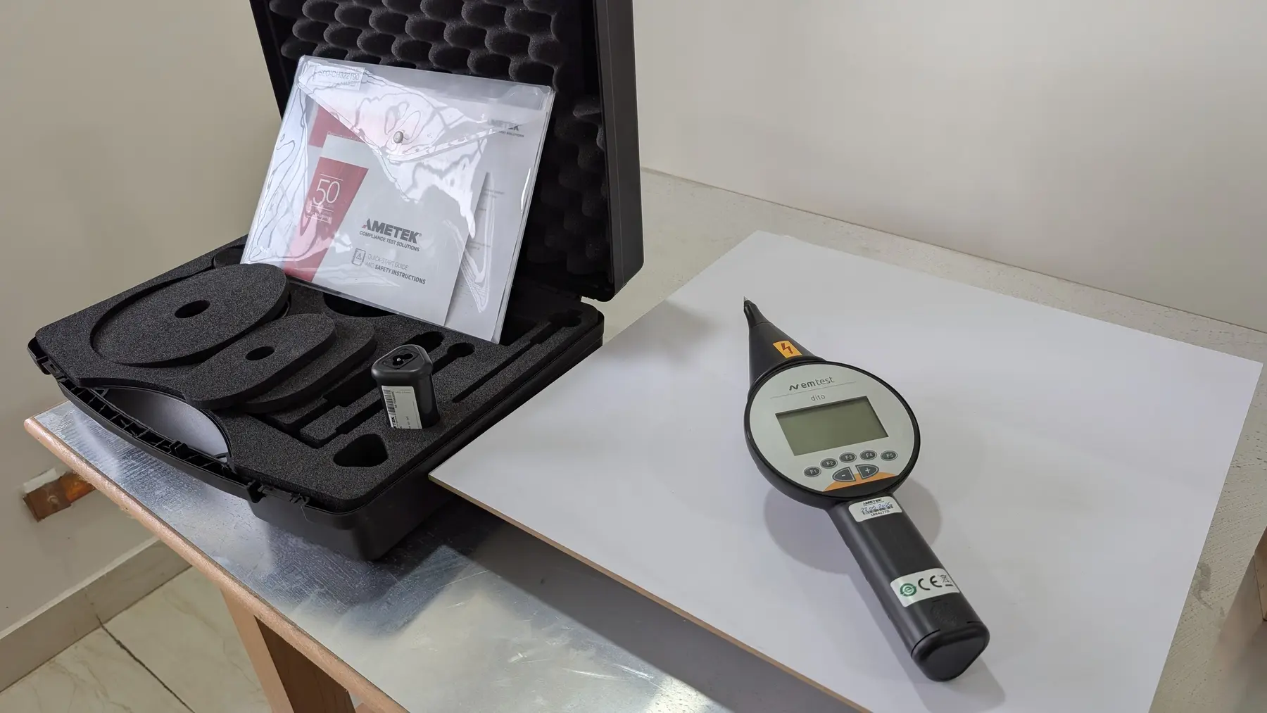 Measurement instruments used for pre-compliance testing at MSASPL